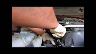 Replacing cracked exhaust manifold 2004 Chevy Trailblazer 4.2 part one