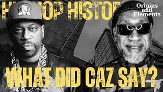 CAZ ADMITS THE JAMAICAN INFLUENCE ON HIP HOP. #hiphopelements #jamaicansoundsystem