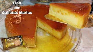 Flan De Galletas Marias