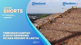 Timbunan Sampah di Bantargebang 40 Meter Setara Gedung 16 Lantai