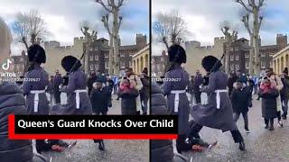 Queens Guard Knocks Over Child While Marching On Duty I Cobrapost
