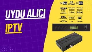 IPTV - UYDU ALICI BİR ARADA  Hiremco V10   100.000 İçerik Desteği ve Yerli Yazılım