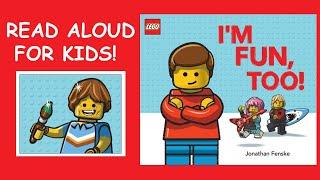 LEGO Book Read Aloud  IM FUN TOO