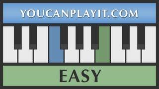 For Hes a Jolly Good Fellow - Easy Piano Tutorial