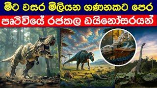 මීට වසර මිලියන ගණනකට පෙර පෘථිවියේ රජකල ඩයිනෝසරයන්  Dinosaurs sinhala