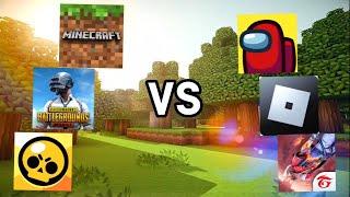 MPB VS ARF Minecraft Pubg Brawl Stars Vs Amongus Roblox Free Fire 