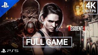 RESIDENT EVIL 3 PS5 Gameplay Walkthrough 4K 60FPS- FULL GAME - No Commentary