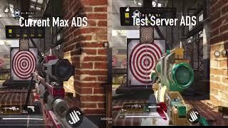 current vs test server snipers comparing