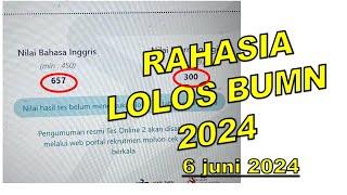 RAHASIA AUTO  LOLOS TBI BUMN 2024  BAHAS SOAL HARI INI