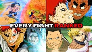 Ranking Every Fight In The Naruto Chunin Exams