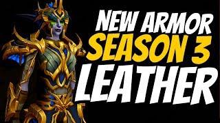 New Leather PvP Armor Sets Notorious Aspirant and Gladiator Season 3 PvP  Rise Of Azshara Preview