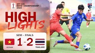 ไฮไลท์ฟุตบอลชิงแชมป์อาเซียน รุ่นอายุไม่เกิน 16 ปี 2024  ทีมชาติเวียดนาม พบ ทีมชาติไทย