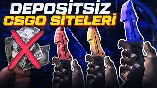 CSGO DEPOSİTSİZ SİTELER 2023  CSGO ÜCRETSİZ SKİN ALMAK 2023