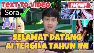 SORA OPENAI AI INI BISA MENGUBAH TEKS MENJADI VIDEO HASILNYA LUAR BIASA GILA KEREN PARAH 