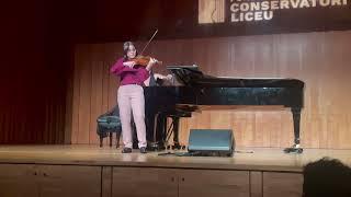 Capriccio Basco ‘Pablo de Sarasate’ -Valeria Esposito violin- Barcellona auditorium Liceau