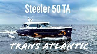 Моторная Яхта для кругосветки Steeler 50TA.У нее есть парус #bootdusseldorf2024 #катер