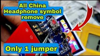 china phone headphone symbol Logo remove solution  china mobile headphone problem Jumper solution