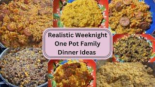 3 Easy One Pot Family Meals  Simple & Easy Weeknight Dinners  Family Dinner Ideas 