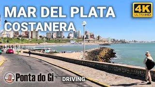 ESPLÉNDIDA COSTA de la Ciudad de MAR DEL PLATA #driving octubre 2023 TOUR  Buenos Aires - ARGENTINA