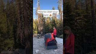 How to clean and protect your tent from sun and rain. ️ #summervibes #camping