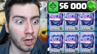 56.000 ELMAS İLE EFSANE DESTE Clash Royale