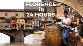 24 Hours in Florence TOP THINGS TO DO  Secret Wine Windows in Italy