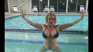 Hot Tub to Pool Fitness & Fun with Reba on the Road  ASMR