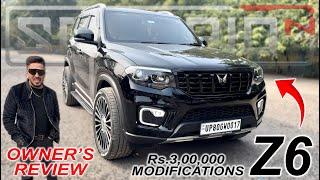 22 Inch Alloys Wali Scorpio-N  Z6 Fully Modified Headlamp Fog Lamps️ 300000 की Modification