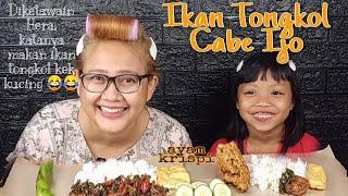 MUKBANG IKAN TONGKOL CABE IJO l kata Hera makanku kek Kucing 