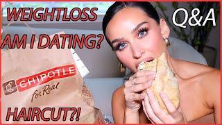 CHIPOTLE MUKBANG Q&A DATING LIFE WEIGHTLOSS