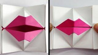 How To Make Beautiful Lips From Paper   How To Make Paper Lips  DIY Paper Lips  Paper craft