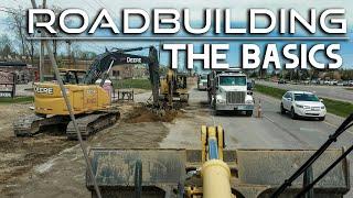 BASICS OF ROADBUILDING  Building a Road from the Ground Up -Road Construction Process Step by Step