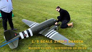 Large RC Plane Maiden Flight CRASH - 10ft Wingspan 19 Ziroli Dakota