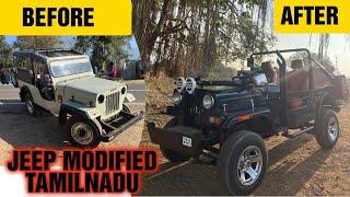 JEEP MODIFIED PUNJAB STYLE TAMILNADU  #Aravisjeep #jeepmodification #jeep