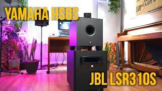 JBL LSR310s Subwoofer vs Yamaha HS8s Studio Subwoofer ReviewComparison