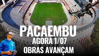 Pacaembu hoje 107 Reforma avançam #pacaembu #estádio #e88drone #djimini2 #viral #obras