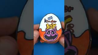 DIY CatNap Poppy Playtime 3 Kinder Joy  Paper Craft Ideas #shorts #papercraft