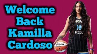 Kamilla Cardoso is Back to Chicago Sky Squad Ready to face Caitlin Clark with Angel Reese