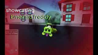 Showcasing Emerald Freddy suit Fredbears springlock suits