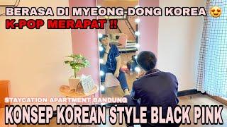 KONSEP KOREA STYLE BLACK PINK DI BANDUNG  You Are At Majesty Apartment Bandung