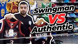 Mitchell & Ness Swingman VS Authentic NBA Jersey Review