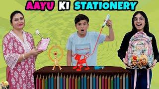 AAYU KI STATIONERY  Aayu ka collection  Aayu Pihu Bags  3D Pen  Aayu and Pihu Show