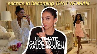 how to REALLY be a high value woman  high value traits what to avoid & femininity tips