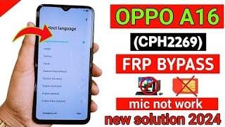 oppo a16 cph2269 frp bypass 2024 without pc % working #viral #trending #smartphone