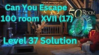 Can you escape the 100 room 17 Level 37 Solution