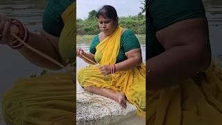 Odia Women New Net fishing #shorts #fishing #reels