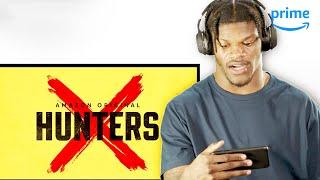 NFL Players React to the Hunters Trailer  Hunters  Prime Video