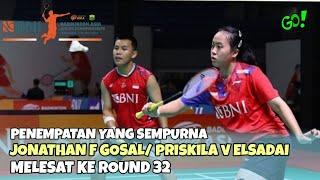 Badminton Asia Junior Championships 2023 Jonathan GosalPriskila Elsadai vs Safin NoorYi Elsa Lai