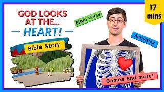 God Looks At The Heart  David and Goliath Kids Bible Lesson