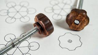 Making Small Wooden Knobs - Easy but Classy